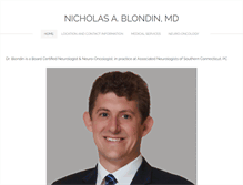 Tablet Screenshot of nicholasblondin.com